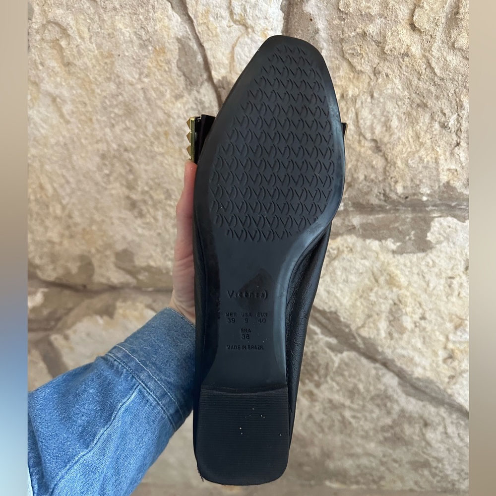 NWOT Anthropologie Vicenza Bow Square Toe Ballet Flats - Picture 5 of 5